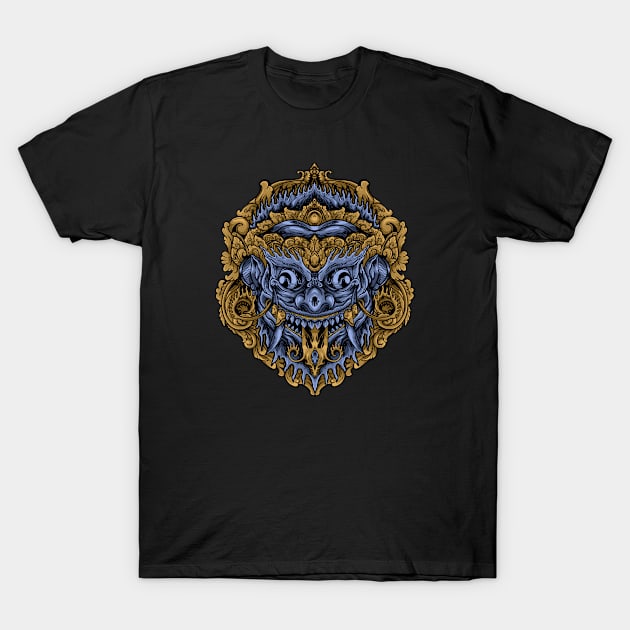 Barong mask T-Shirt by widhim